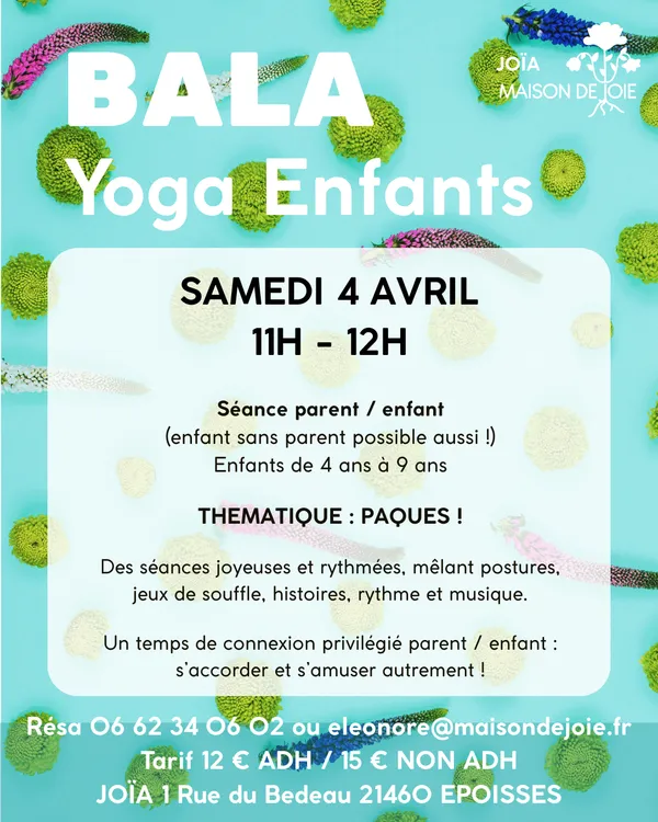 Yoga parent /enfant spécial Pâques