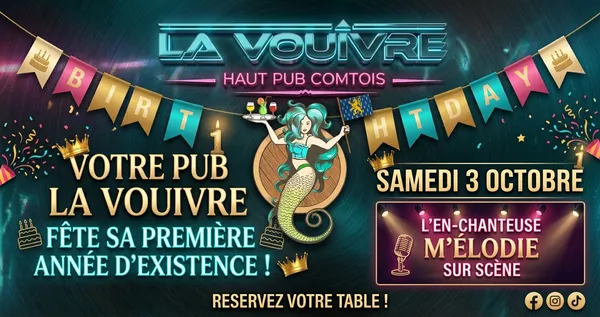 Le pub La Vouivre fête son premier anniversaire