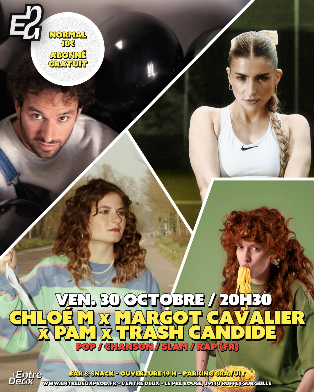 Chloé M x Margot Cavalier x Pam x Trash Candide