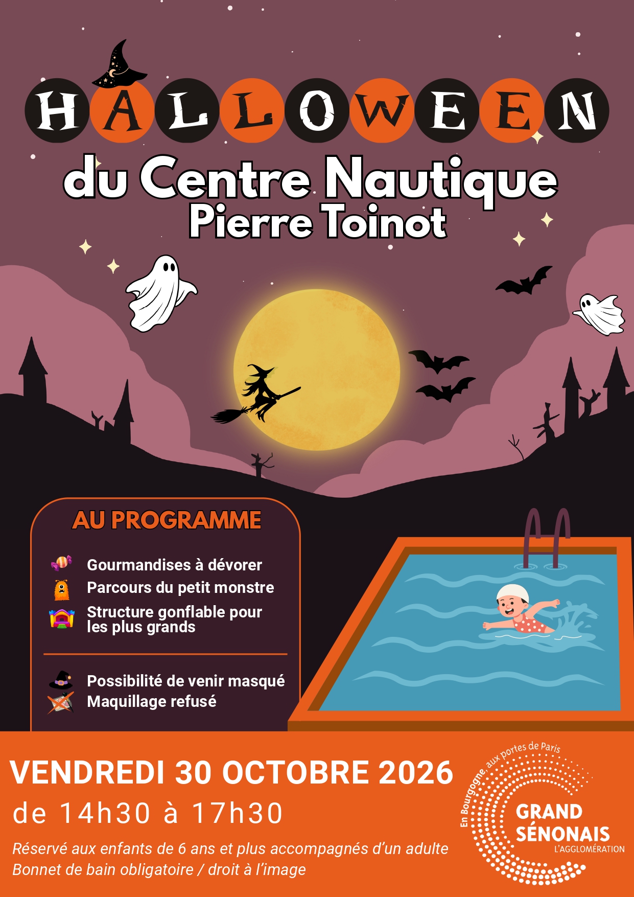 Halloween du centre nautique Pierre Toinot