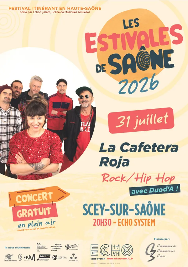 Les Estivales de Saône - La Cafetera Roja + Duod'A