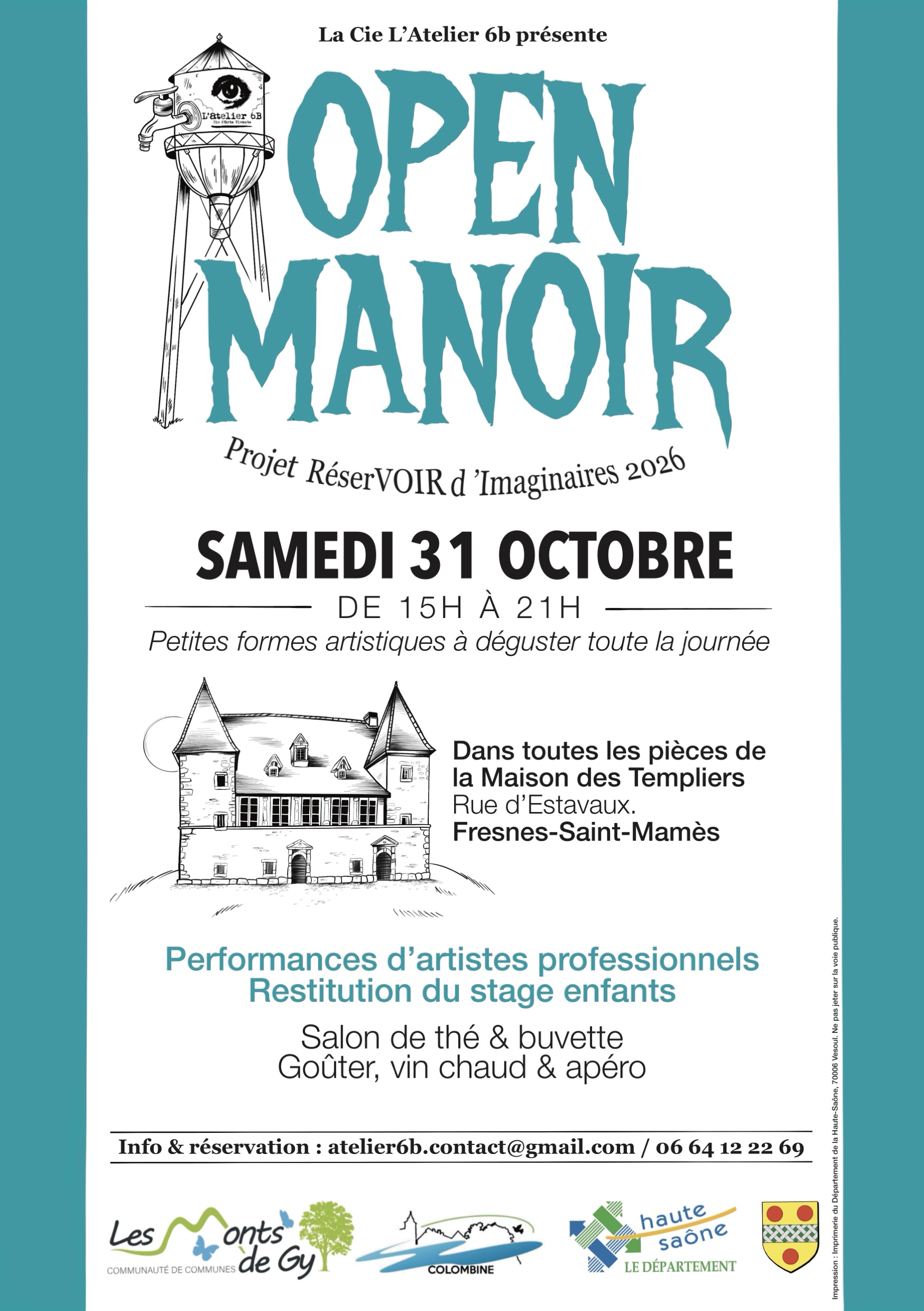 Spectacles Open Manoir