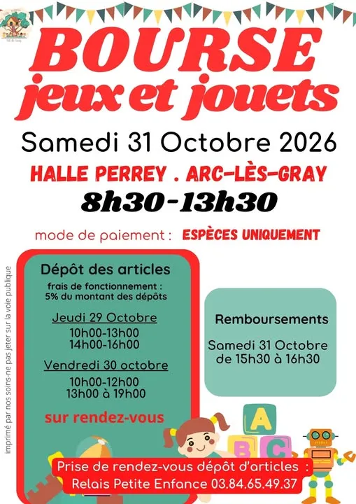 Bourse aux jouets