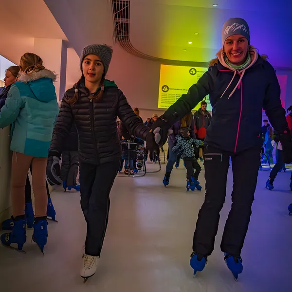 Soirée nocturne à la patinoire