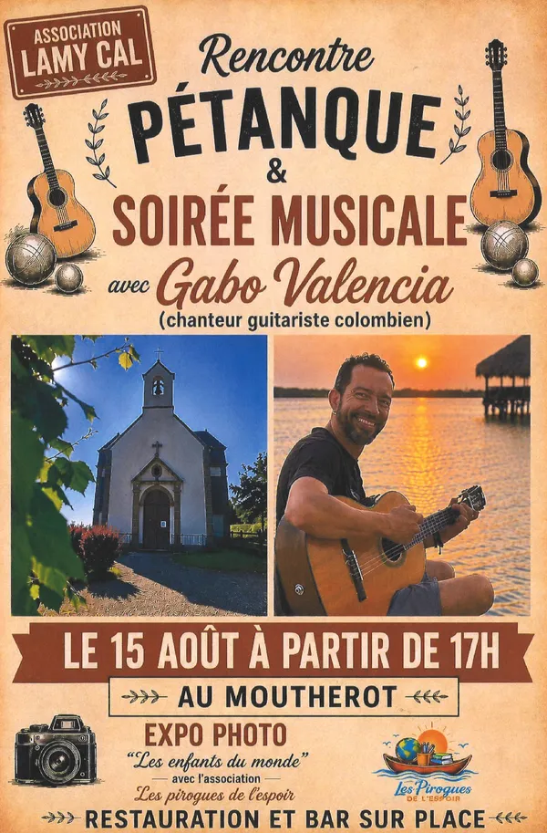 Rencontre pétanque et soirée musicale