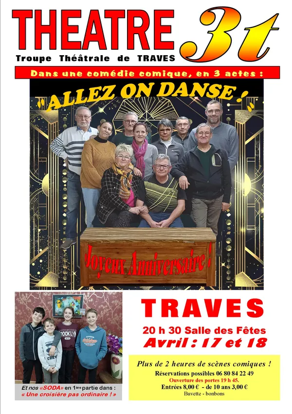 Théâtre avec la troupe des 3T