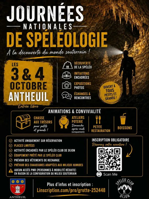 Journées nationales de spéléologie- Antheuil