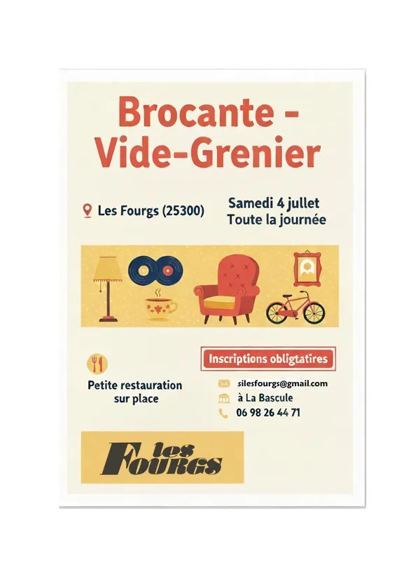 Brocante et vide-greniers