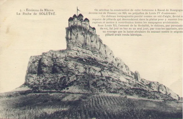 Sur les traces du château de Solutré