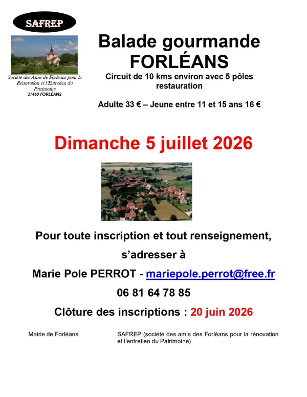 [Inscription avant le 20 juin] Balade gourmande