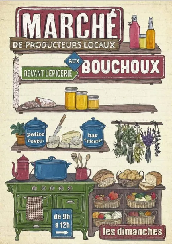 Les Bouchoux - Marché hebdomadaire des producteurs