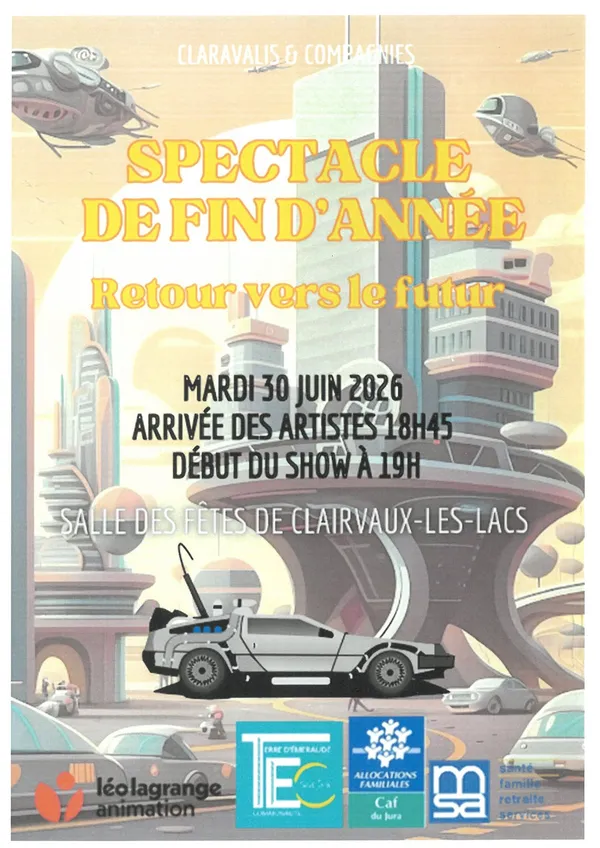 Spectacle "retour vers le futur"