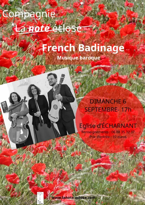 Concert 'French Badinage' musique baroque- Echarnant