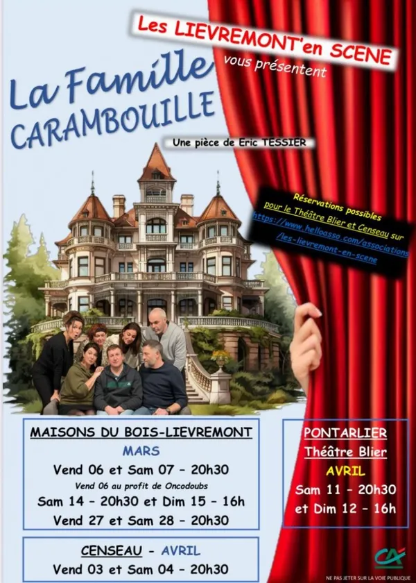 Théâtre «La famille Carambouille»