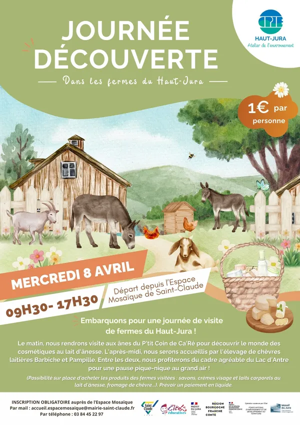 Journée découverte ferme du Haut-Jura