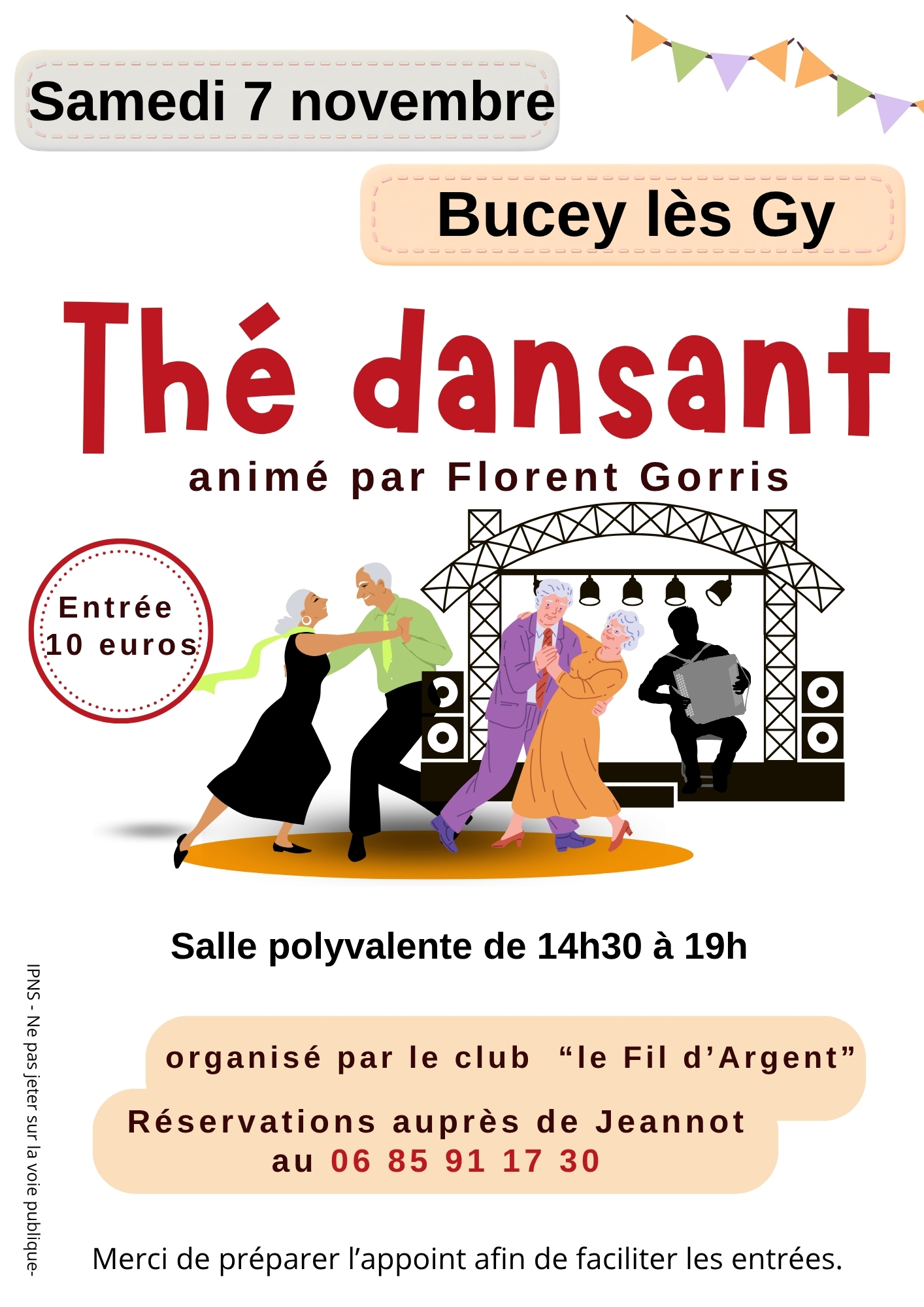 Thé dansant à Bucey lès Gy