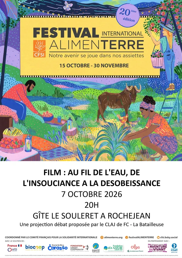 Projection débat : Au fil de l'eau, de l'insouciance à la désobéissance