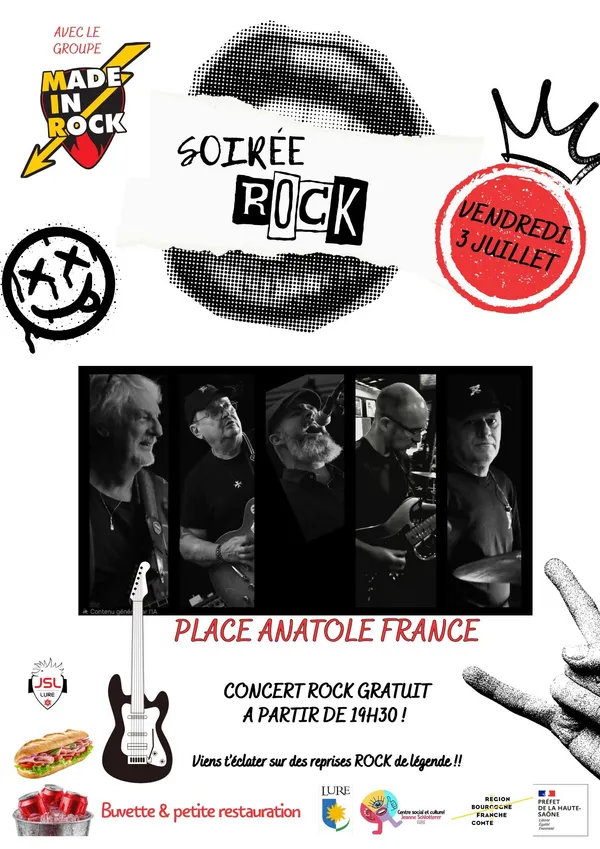 Soirée Rock avec Made In Rock ! 🤘🎸
