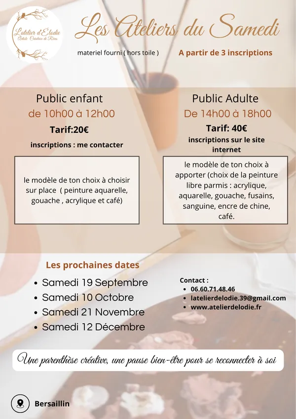 Ateliers peinture adultes