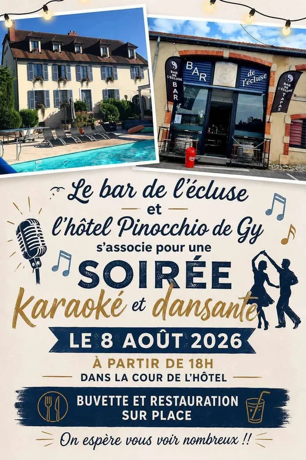 Soirée Karaoké et dansante à Gy
