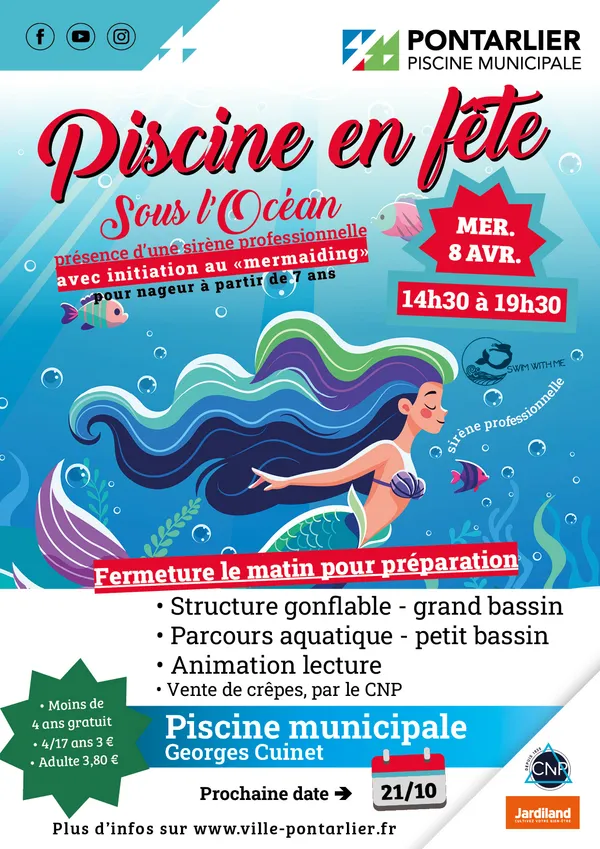 Piscine en fête !