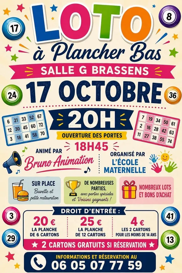 LOTO de l'école maternelle de Plancher-Bas