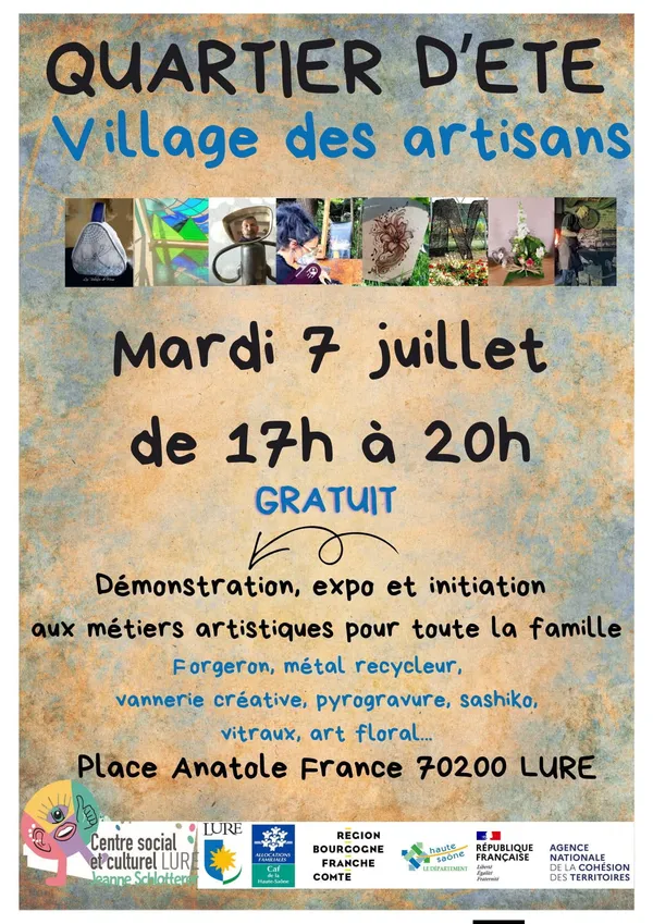 le Village des artisans à Lure.