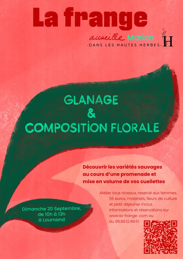 Atelier glanage & Composition florale