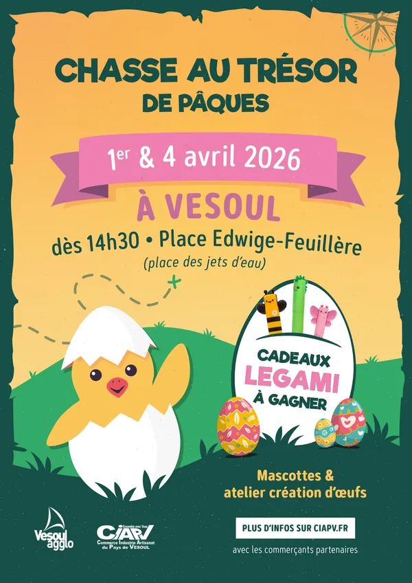 Chasse au trésor de pâques