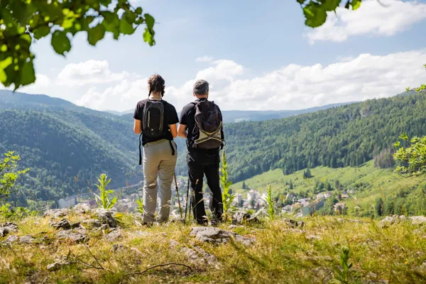 Pot d'accueil à Morez