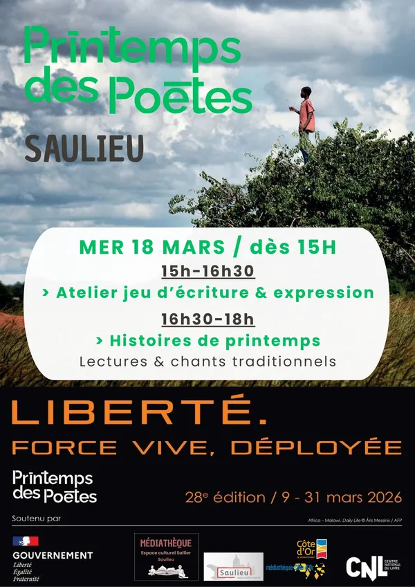 HISTOIRES DE PRINTEMPS .... LUES ET CHANTEES ! Printemps des poètes 2026