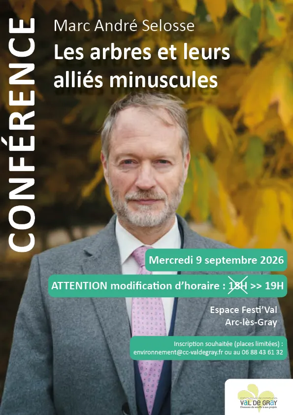 Conférence de Marc André Sélosse sur les arbres et leurs alliés minuscules