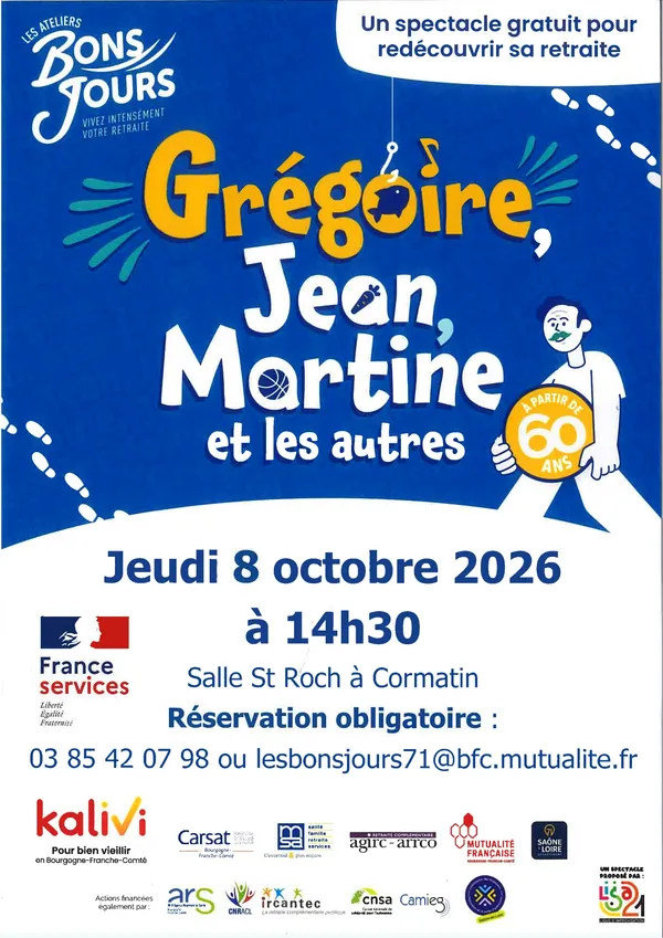 Comédie "Grégoire, Jean, Martine et les autres"