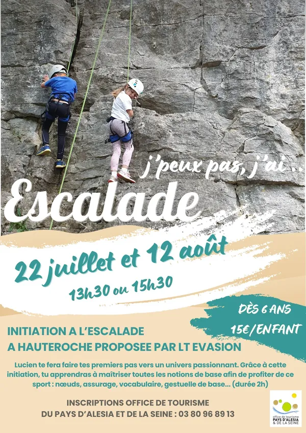 Initiation à l'escalade
