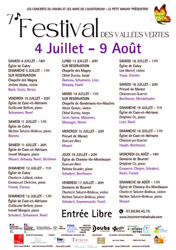 7ème Festival des Deux Vallées Vertes