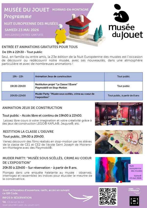 Nuit européenne des musées - Musée du Jouet
