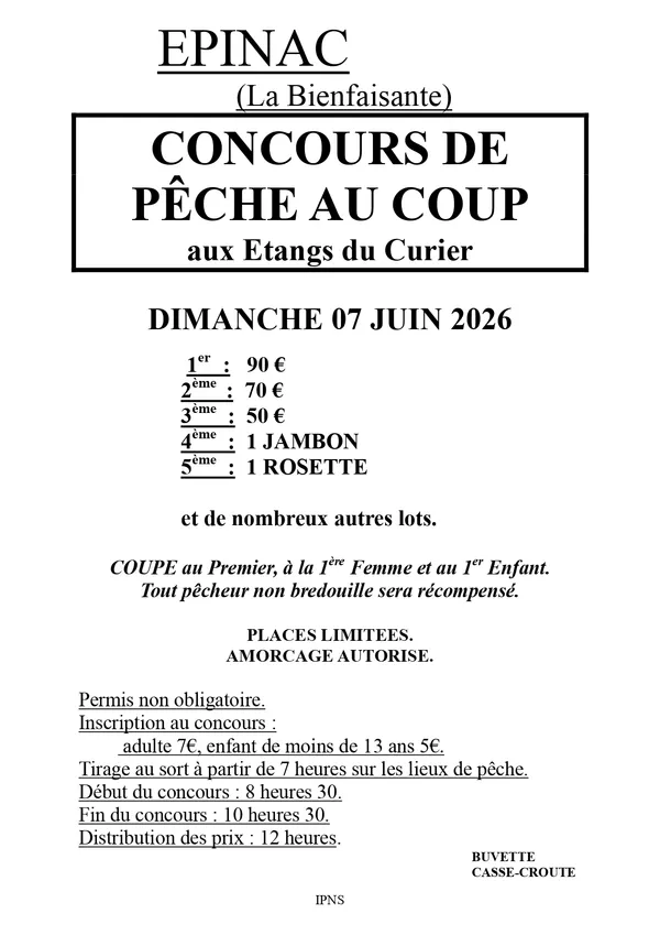 Concours de Pêche au coup
