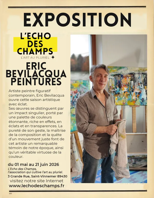 Exposition peintures de l'artiste Eric Bevilacqua