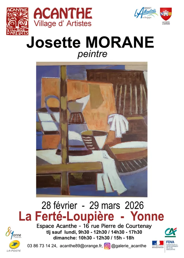 Exposition Morane Josette, peintre