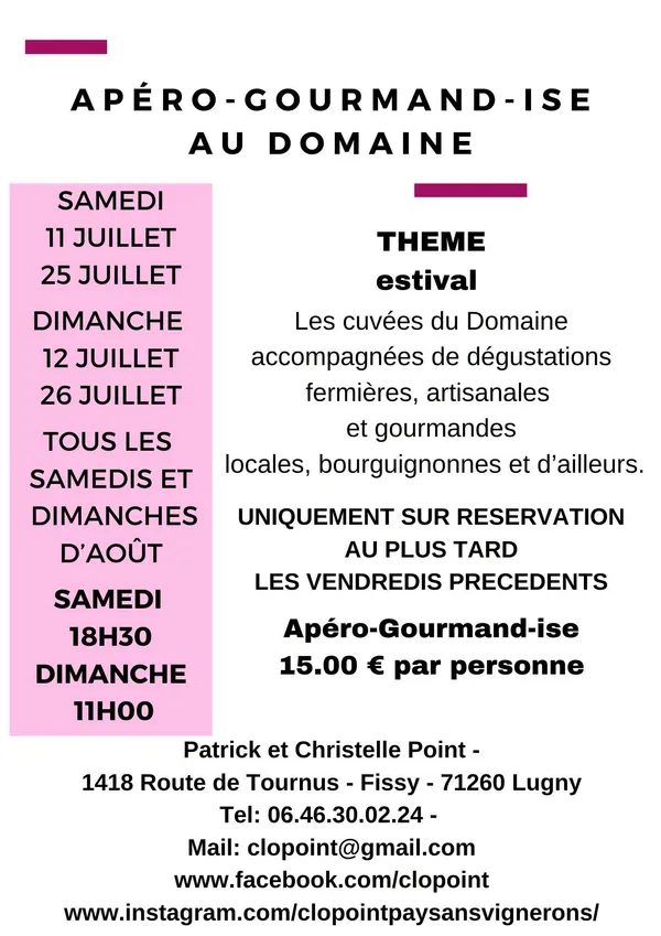 Apéro-Gourmand-ise estival