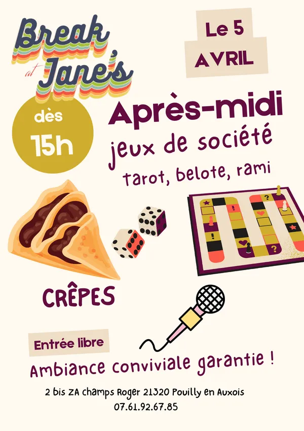 Après midi jeux et chansons-Pouilly en Auxois