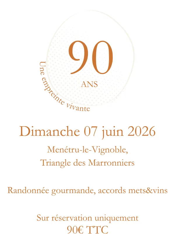 90 ans de l'AOC Château Chalon