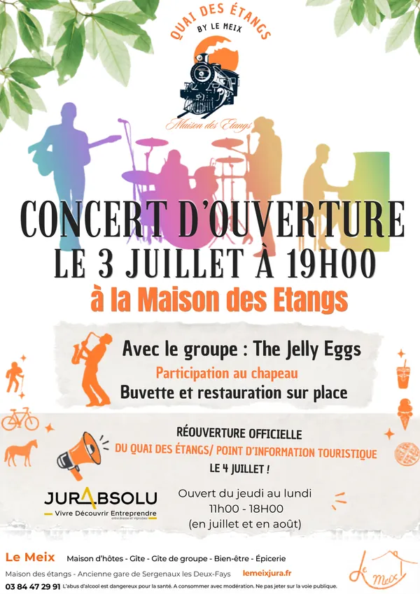 Concert à la Maison des Étangs - Ouverture du Quai des étangs