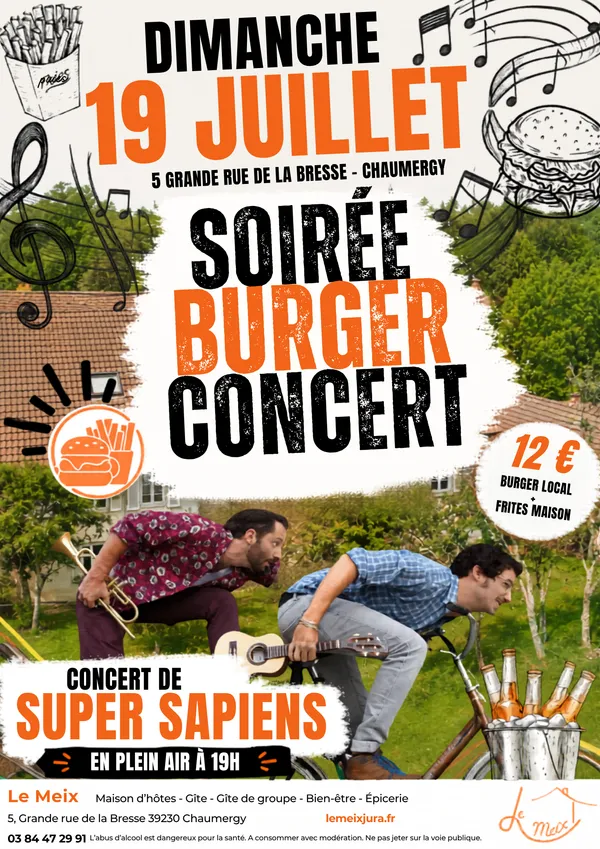 Burger Concert au Meix