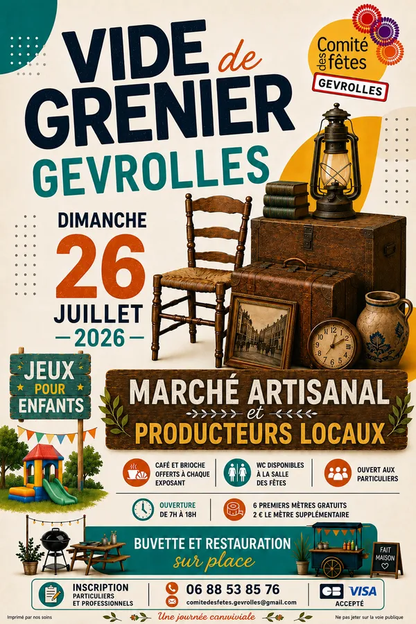 Vide grenier et marché producteurs et artisans
