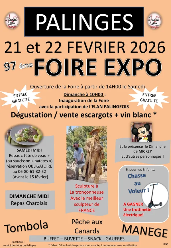 97ème FOIRE EXPO À PALINGES