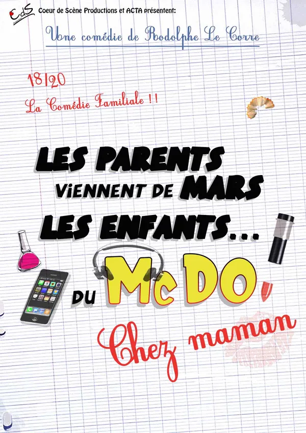 Les Parents viennent de mars et les enfants du Macdo