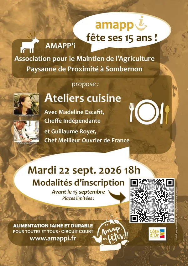 Ateliers de cuisine AMAPP’i avec Madeline Escafit et Guillaume Royer