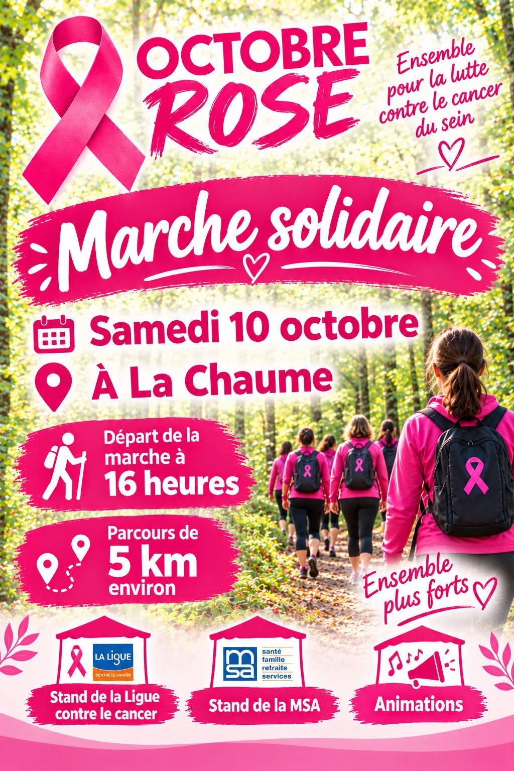Marche Rose La Chaume