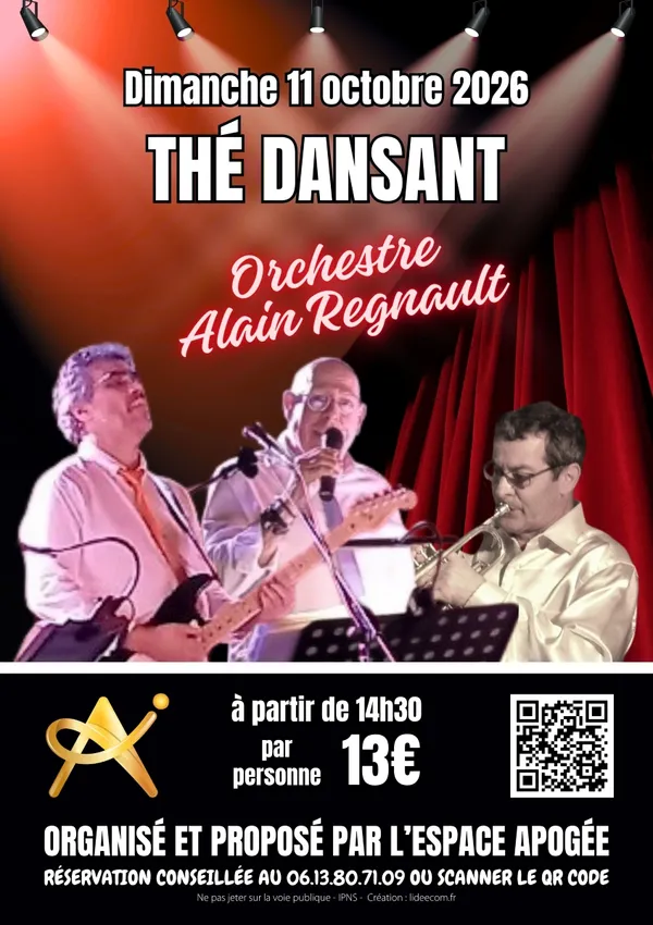 L'Espace Apogée reçoit Alain Regnault et son orchestre